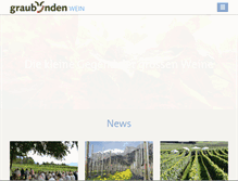 Tablet Screenshot of graubuendenwein.ch